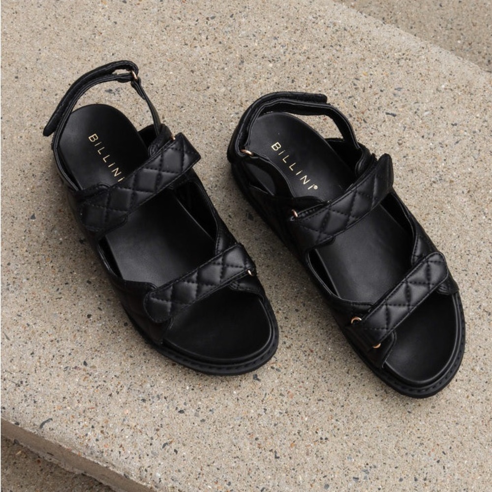 New in box Billini black sandals. Never been worn.